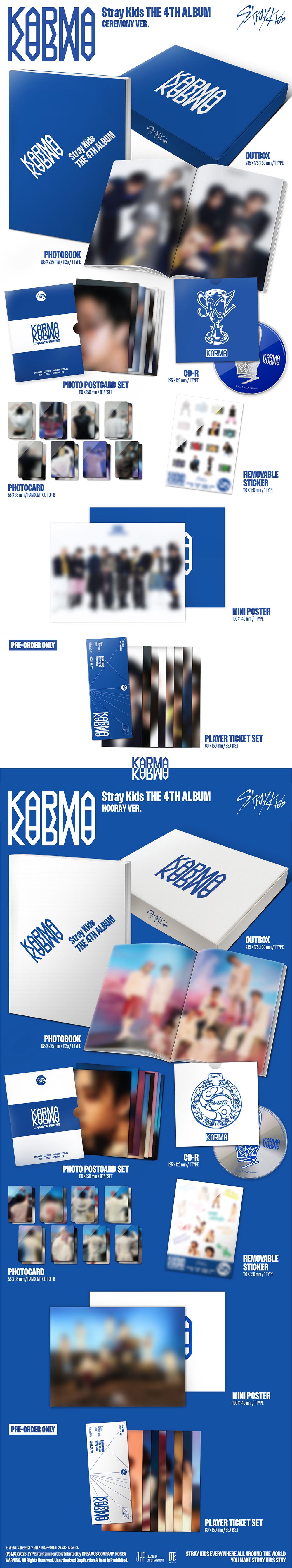 STRAY KIDS - 4th Full Album 'KARMA' (STANDARD Ver)