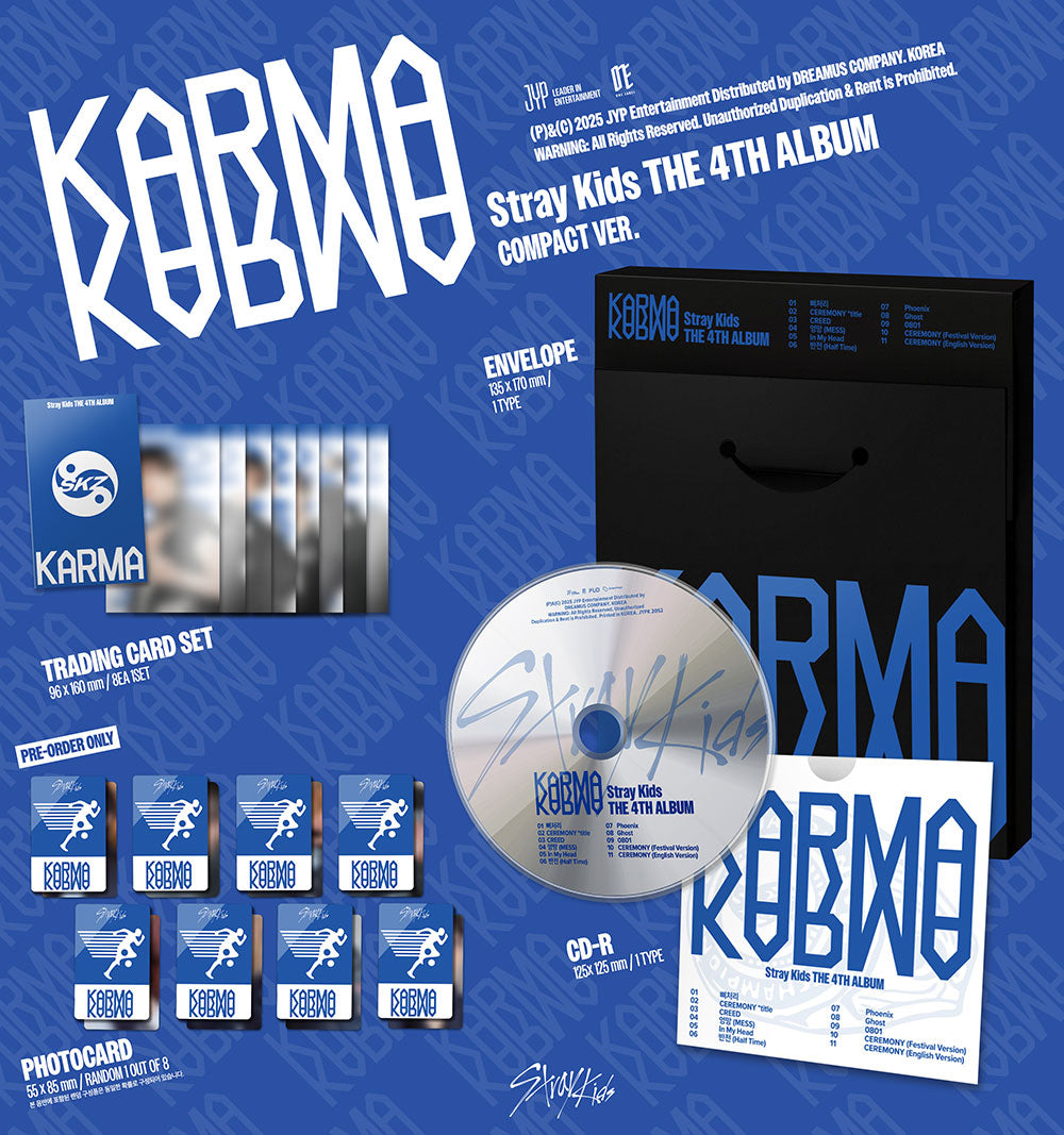 STRAY KIDS - 4th Full Album 'KARMA' (COMPACT Ver)