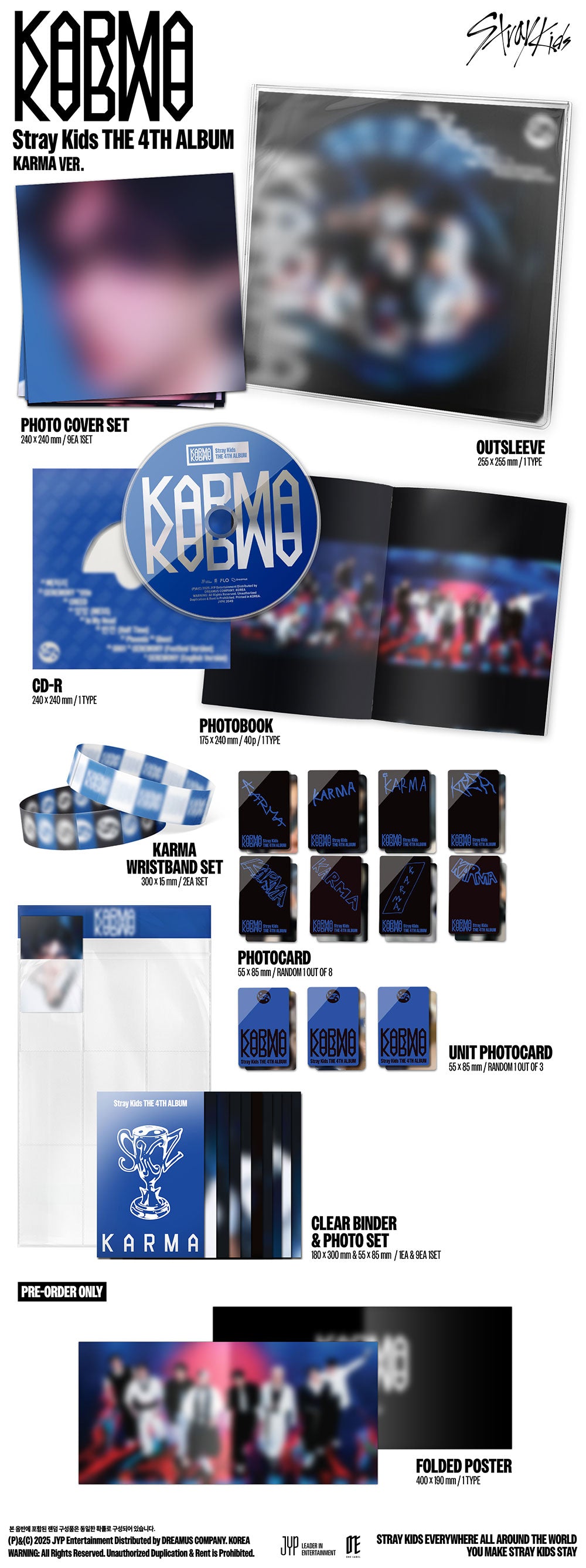 STRAY KIDS - 4th Full Album 'KARMA' (LIMITED/KARMA Ver)