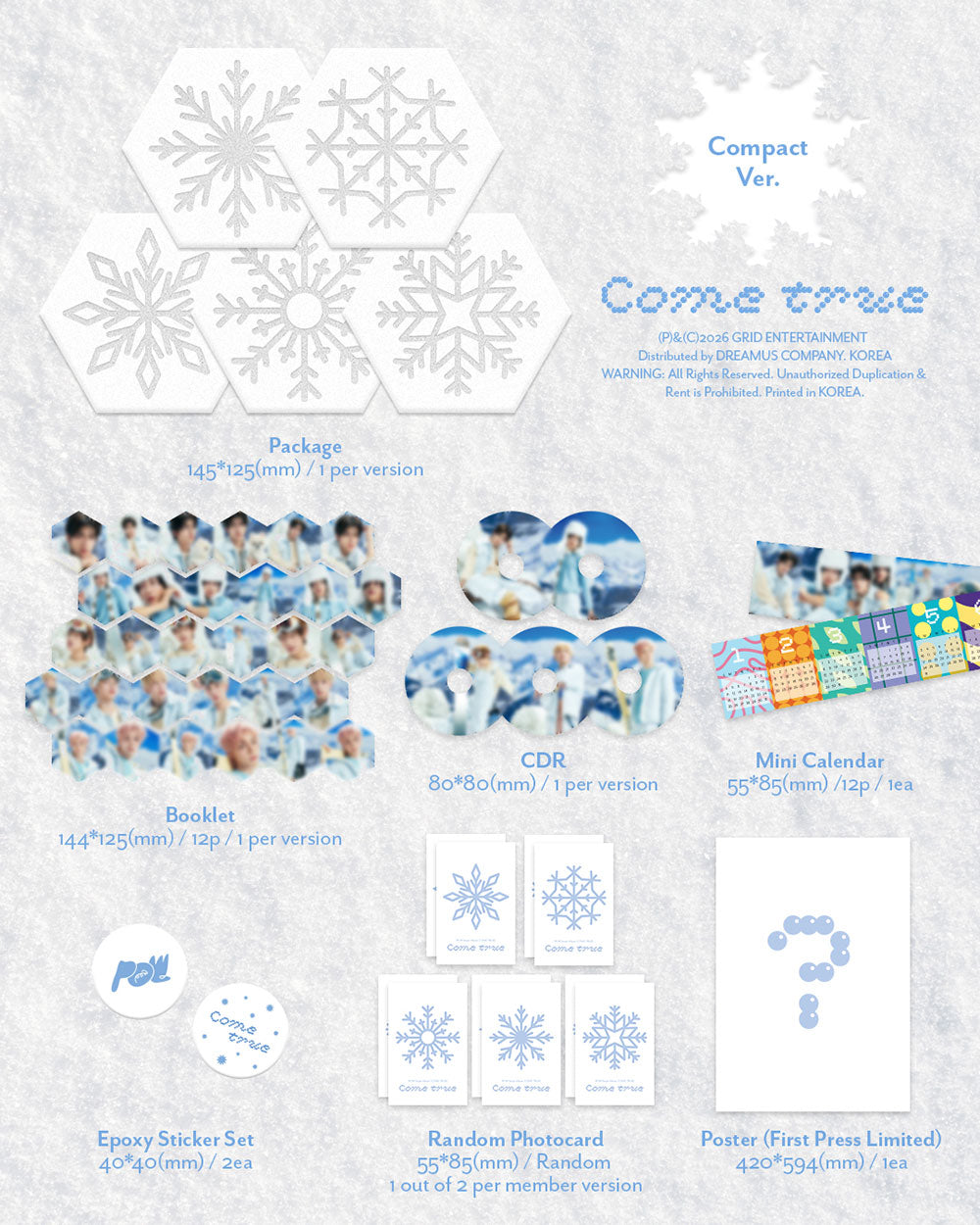 POW - Single Album [COME TRUE] Compact Ver.