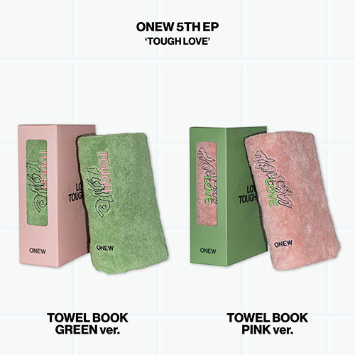 ONEW - 5th Mini Album ‘TOUGH LOVE’ (TOWEL BOOK Ver.)