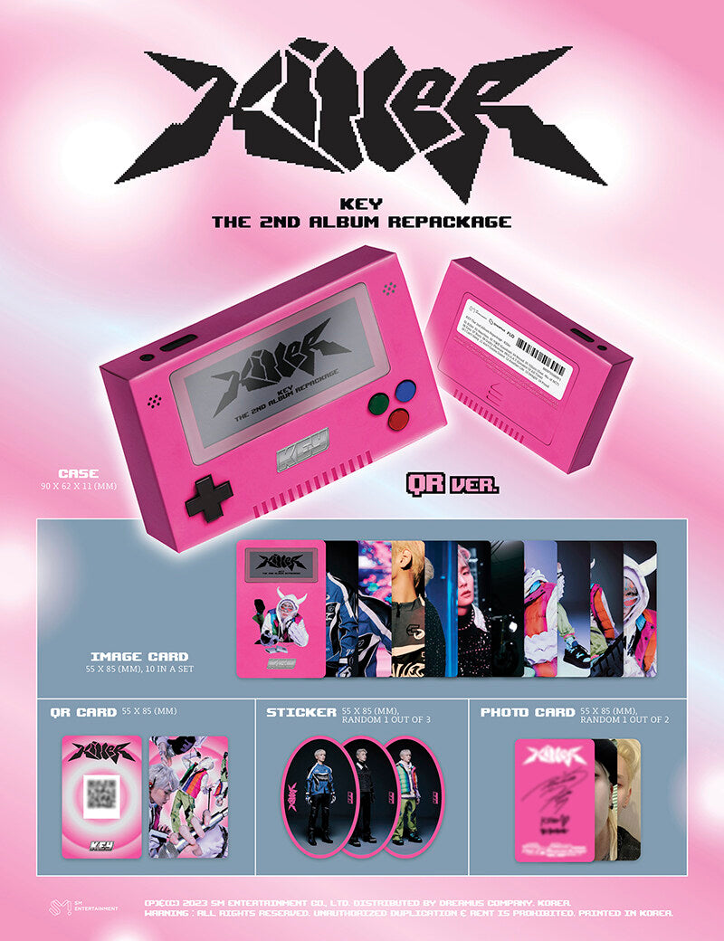 KEY (SHINEE) - 2nd Album Repackage 'KILLER' (QR Ver.)