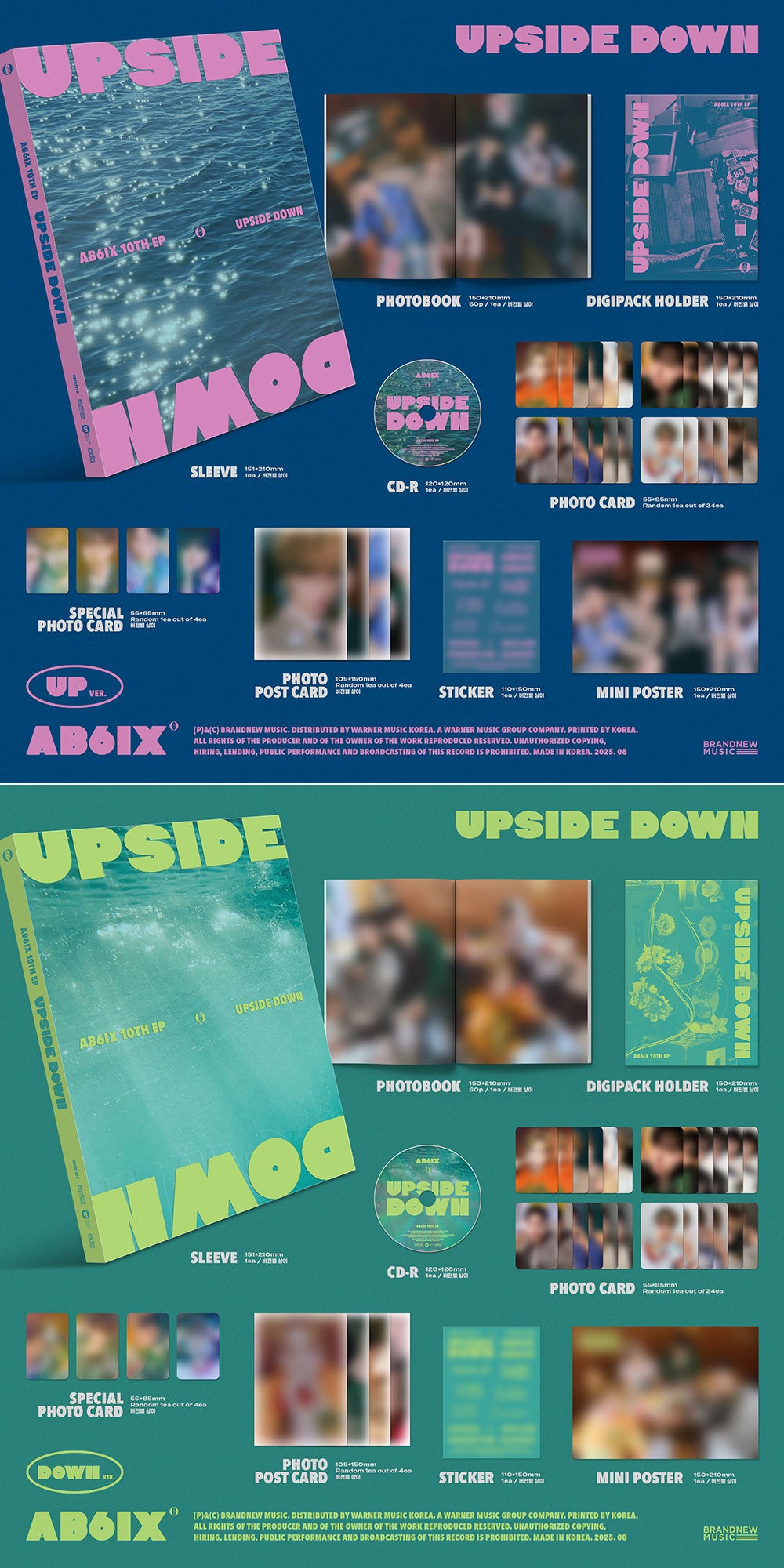 [PRE-ORDER] AB6IX - 10th EP 'UPSIDE DOWN' (PHOTOBOOK VER.)