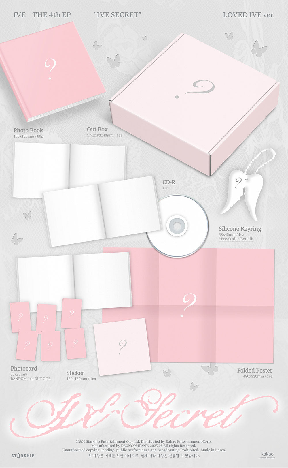[PRE-ORDER] IVE - THE 4th EP 'IVE SECRET' (LOVED IVE VER)