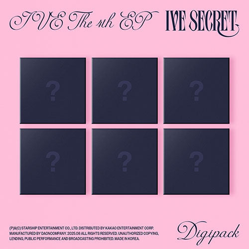 [PRE-ORDER] IVE - THE 4th EP 'IVE SECRET' (JEWEL CASE VER)