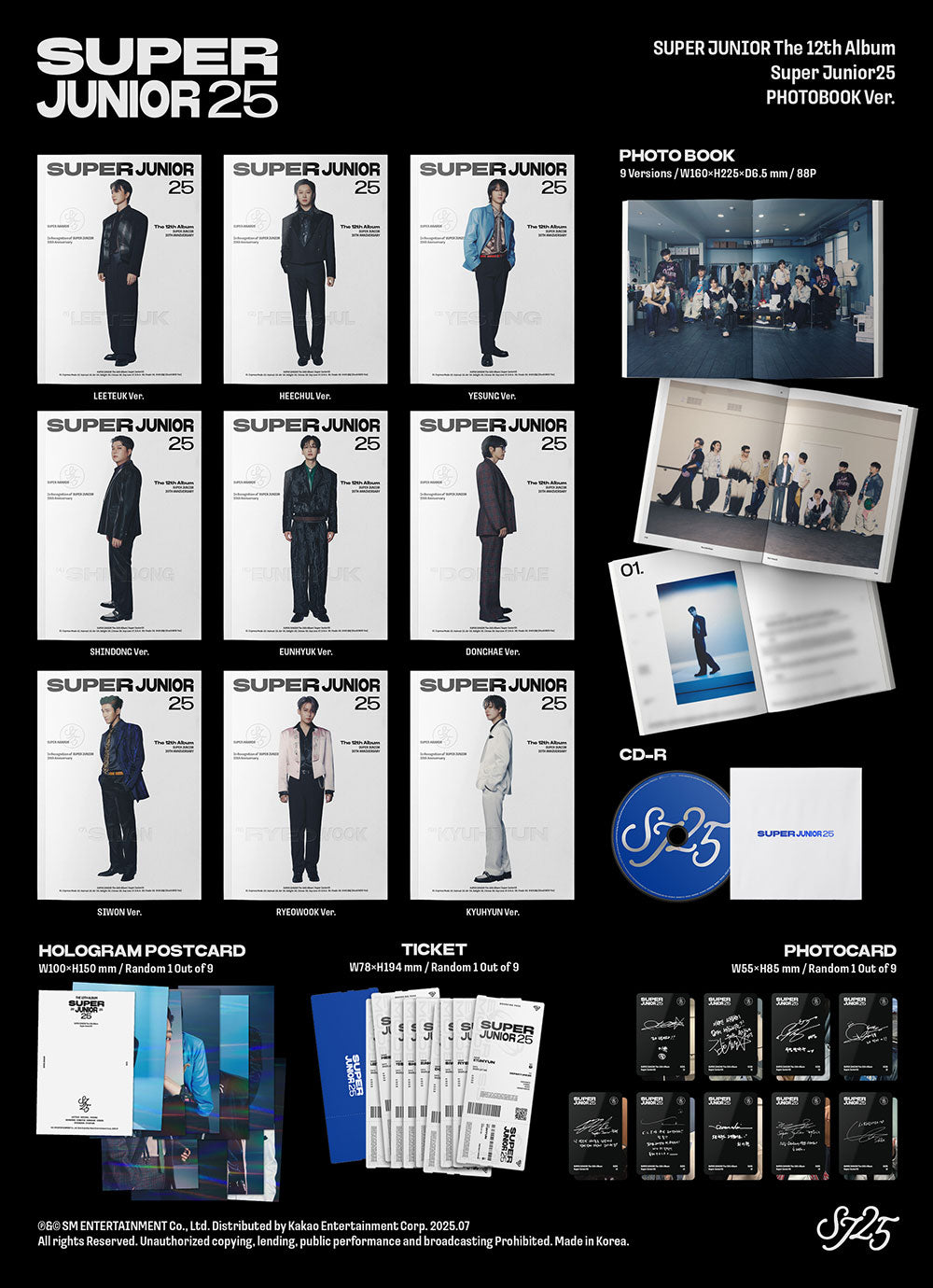 SUPER JUNIOR - 12th Full Album 'Regular' (Photobook Ver.)