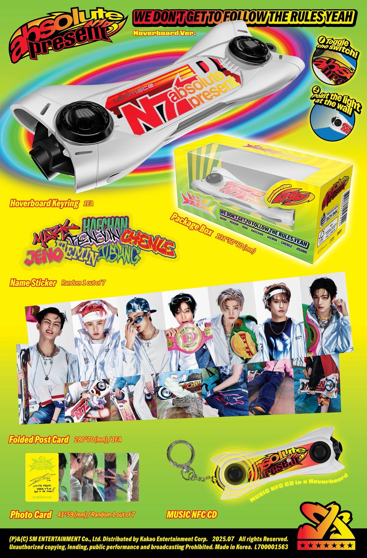 NCT DREAM - 5th Album ‘Go Back To The Future’ (Hoverboard Ver.)