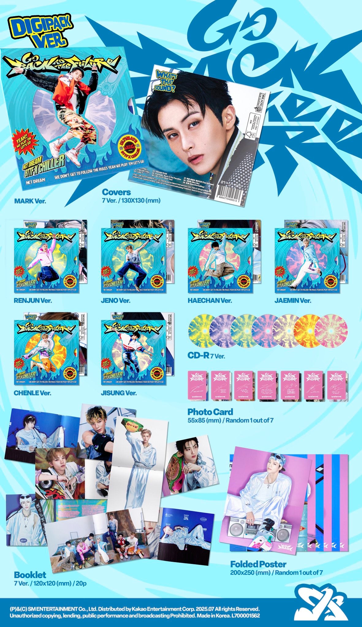 NCT DREAM - 5th Album ‘Go Back To The Future’ (Digipack Ver.)