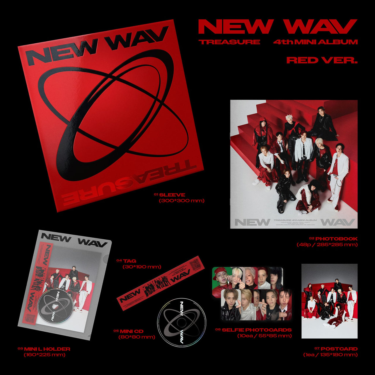 [PRE-ORDER] TREASURE - 4th Mini Album 'NEW WAV'(Photobook ver)