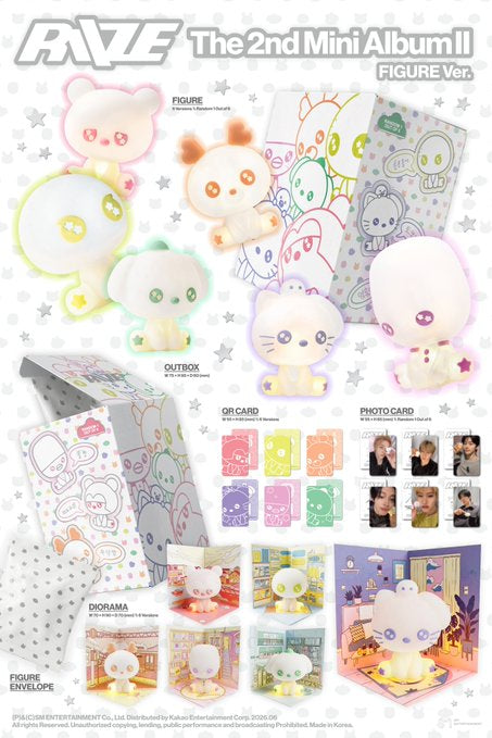 [PRE-ORDER] RIIZE - 2nd Mini Album ‘ll’ (Figure Ver)