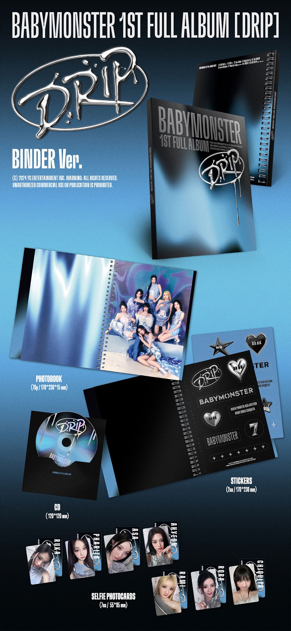BABYMONSTER - 1st Full Album 'Drip'