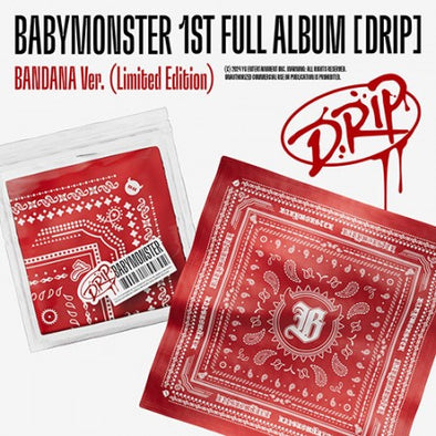 BABYMONSTER - 1st FULL ALBUM DRIP (Limited/Bandana)