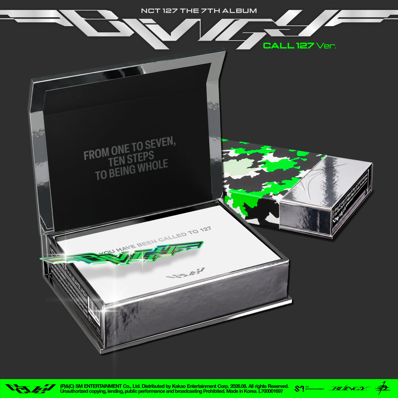 [PRE-ORDER] NCT 127 - 7th Album ‘BLINGY’ (Call 127 ver.)