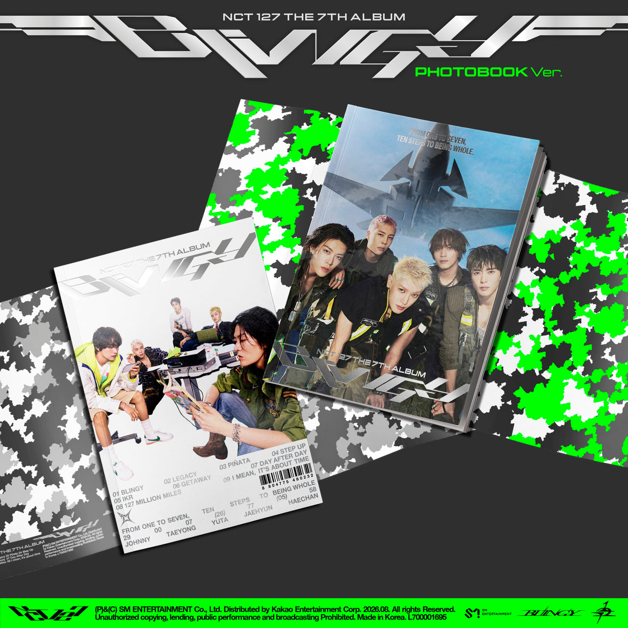 [PRE-ORDER] NCT 127 - 7th Album ‘BLINGY’ (Photobook ver.)
