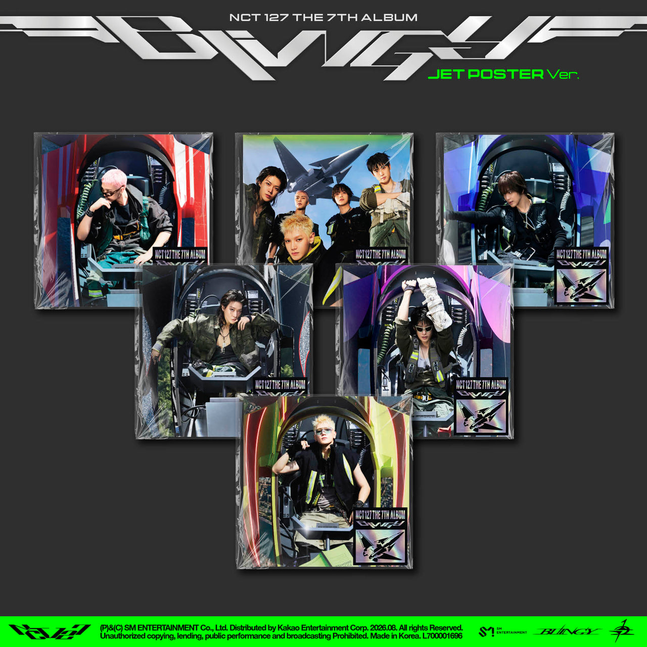 [PRE-ORDER] NCT 127 - 7th Album ‘BLINGY’ (Jet Poster ver.)