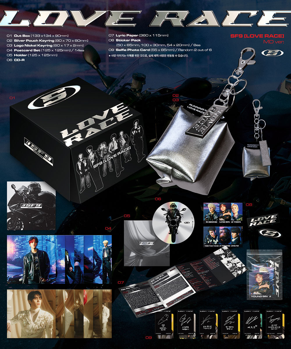 [PER-ORDER] SF9 - LOVE RACE (MD Ver.) – I HEART KPOP Australia