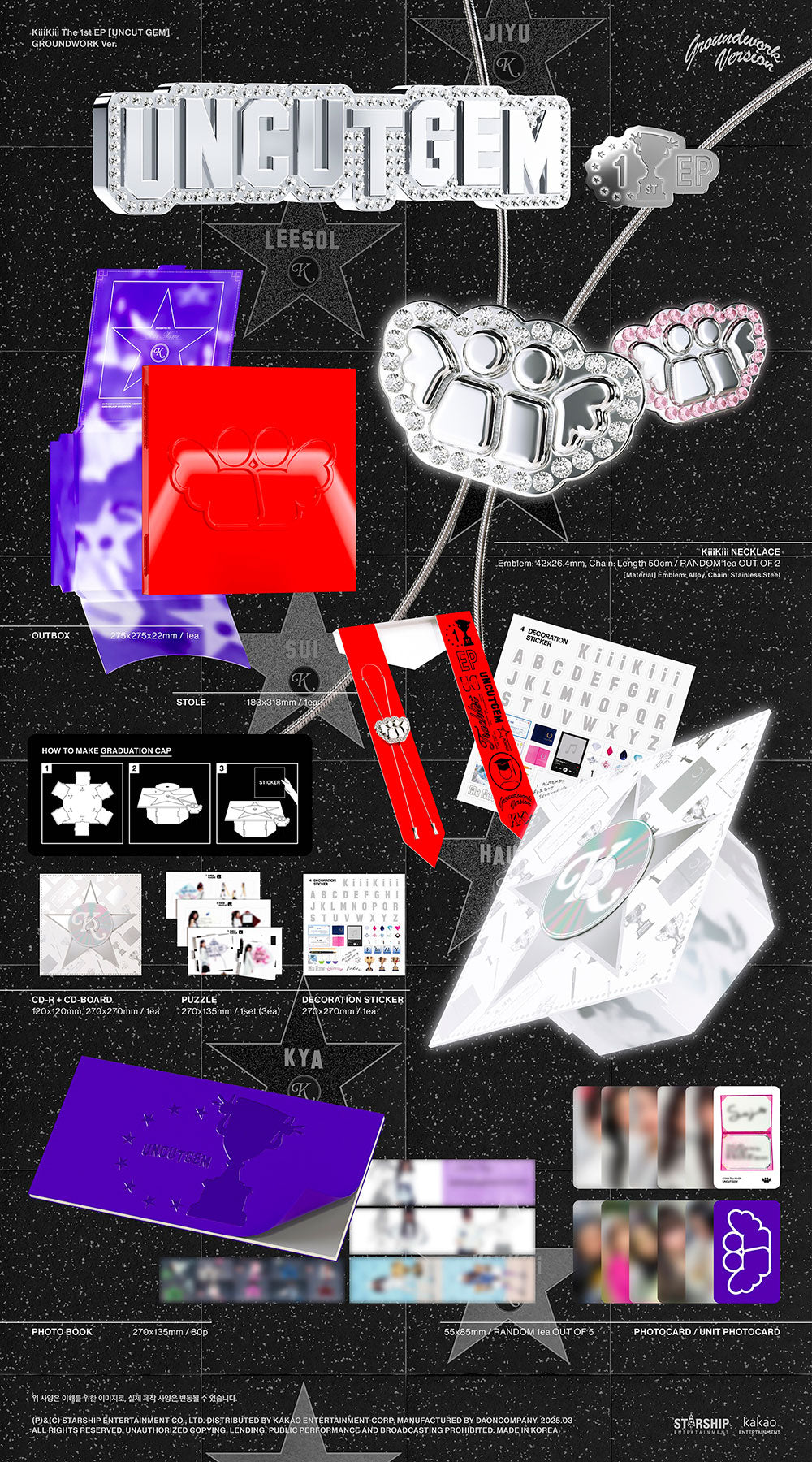 KiiiKiii - The 1st EP ‘UNCUT GEM’ (GROUNDWORK ver.)