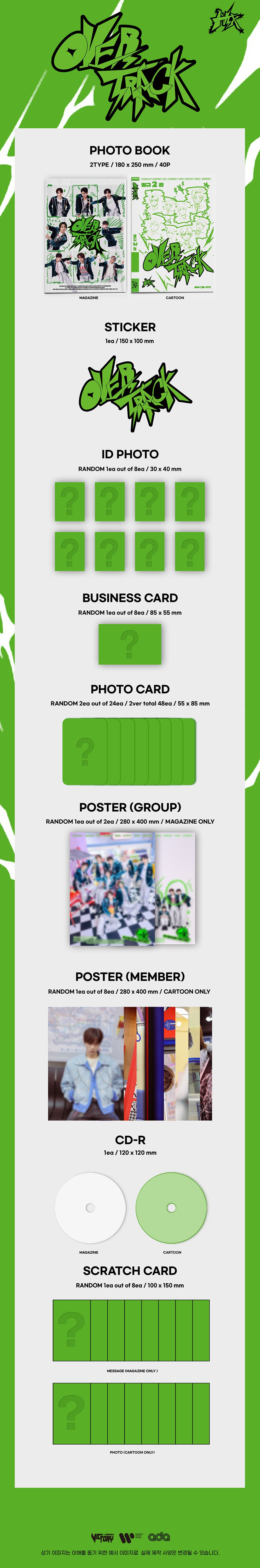 NTX - 2nd Album 'OVER TRACK' (Photobook Ver.)