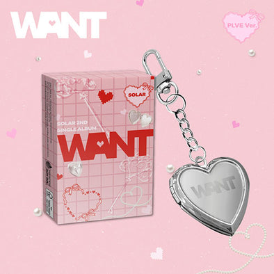 [PRE-ORDER] SOLAR - 2nd Single Album ‘WANT’ (PLVE ver.)