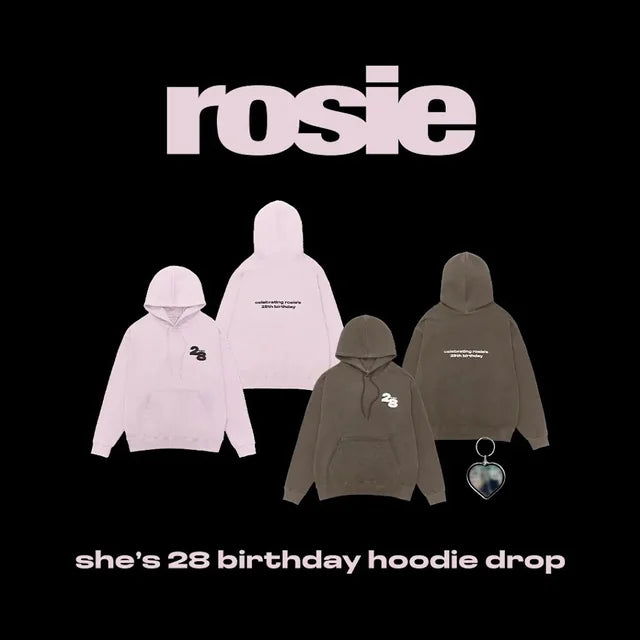 ROSÉ (BLACKPINK) - She’s 28 Birthday Hoodies