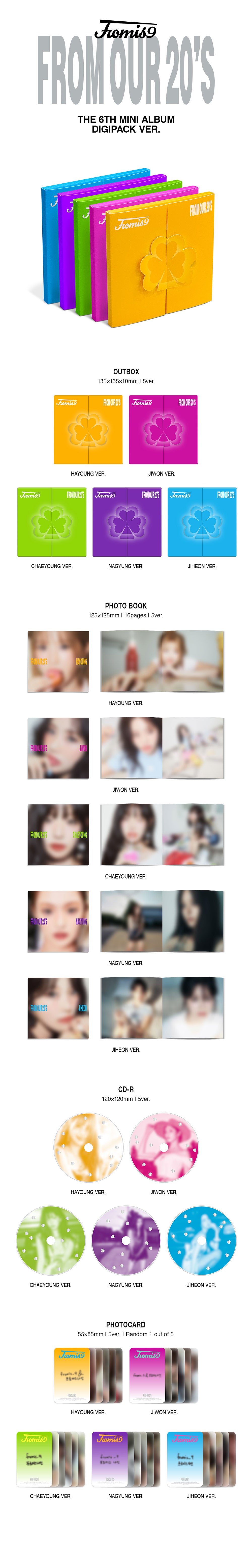 fromis_9 From Our 20s アルバム 新品未開封 3枚セット×8 fromis_9 From Our 20s アルバム 新品未開封 3枚セット×8 From