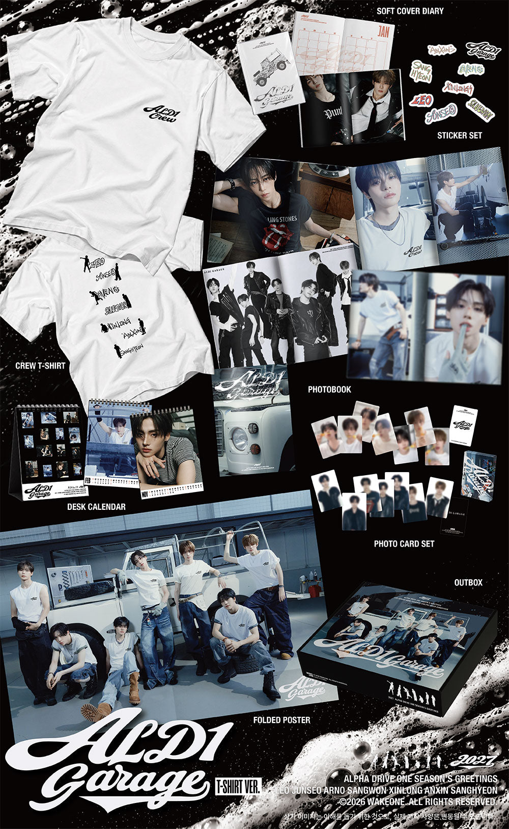 [PRE-ORDER] ALPHA DRIVE ONE - 2027 Season's Greetings (TSHIRT ver.)