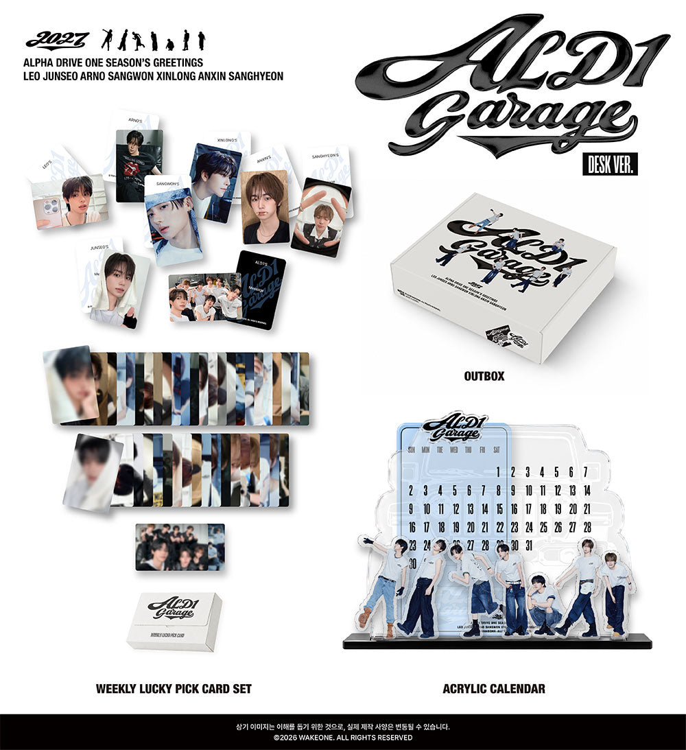 [PRE-ORDER] ALPHA DRIVE ONE - 2027 Season's Greetings (DESK ver.)