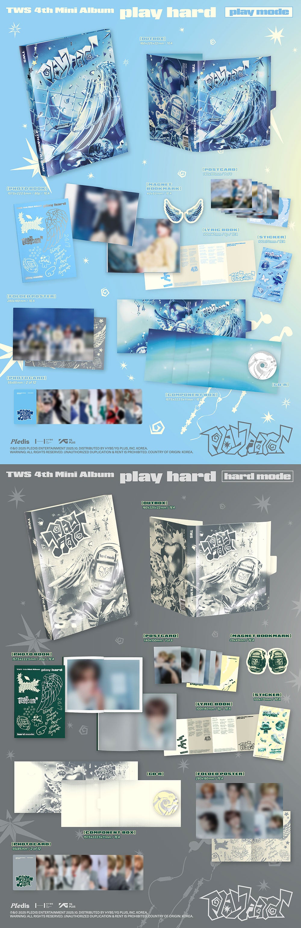 [PRE-ORDER] TWS - 4th Mini Album ‘play hard’ (Photobook ver)