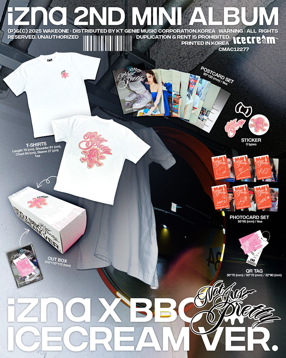 [PRE-ORDER] IZNA - Not Just Pretty (IZNA X BBC ICECREAM LIMITED VERSION)