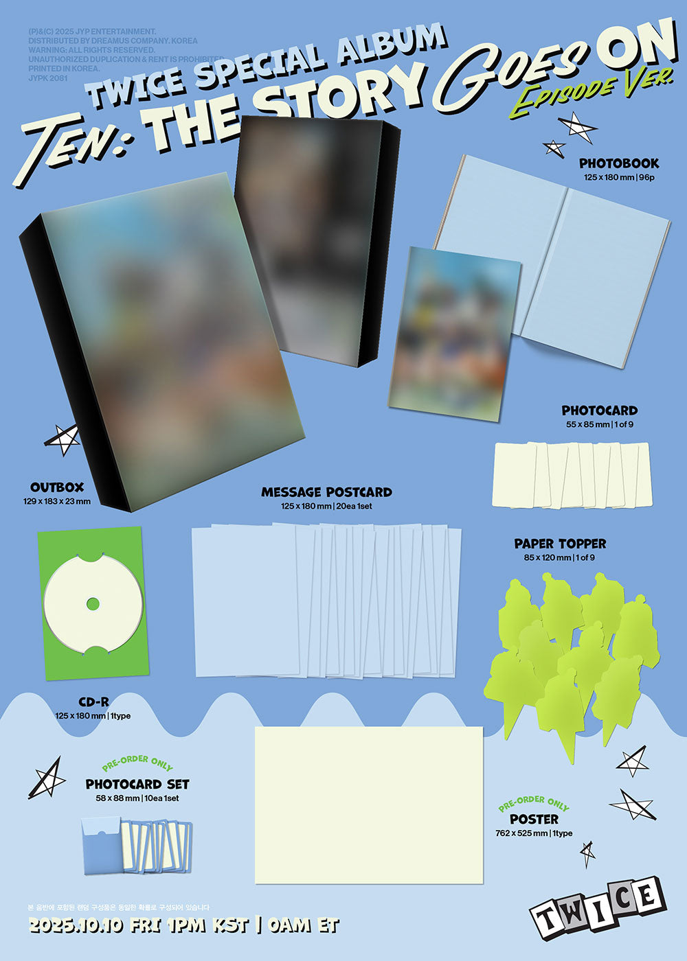 [PRE-ORDER] TWICE - TEN: ‘The Story Goes On’ (Episode Ver.)