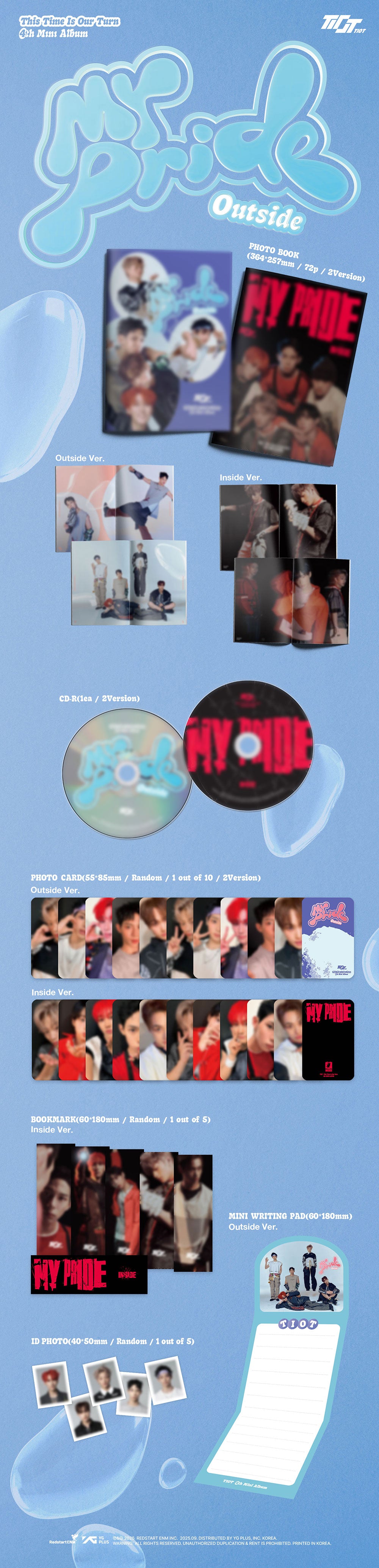 TIOT - 4th Mini Album ‘MY PRIDE’ (Photobook ver)
