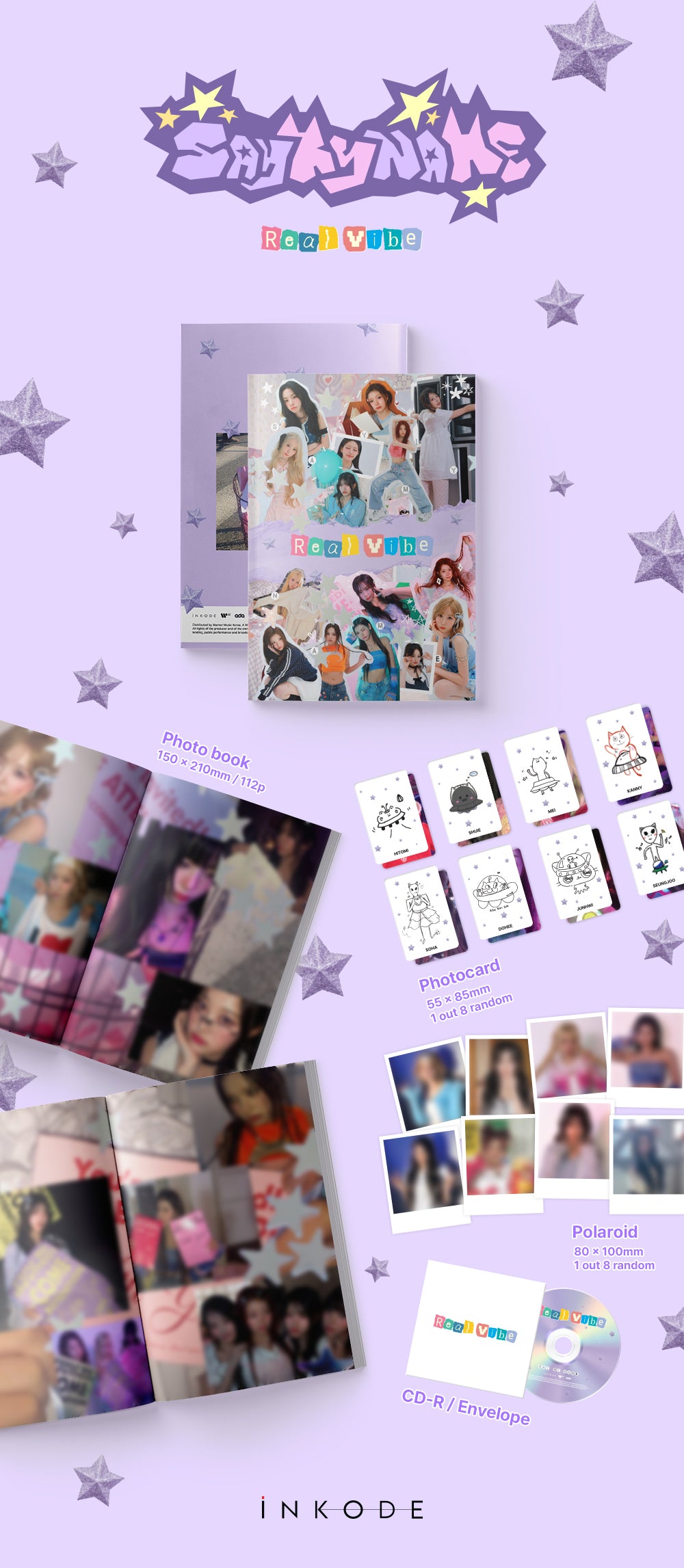 [PRE-ORDER] SAY MY NAME - 3rd EP Album ‘&Our Vibe’ (Real Vibe Ver)