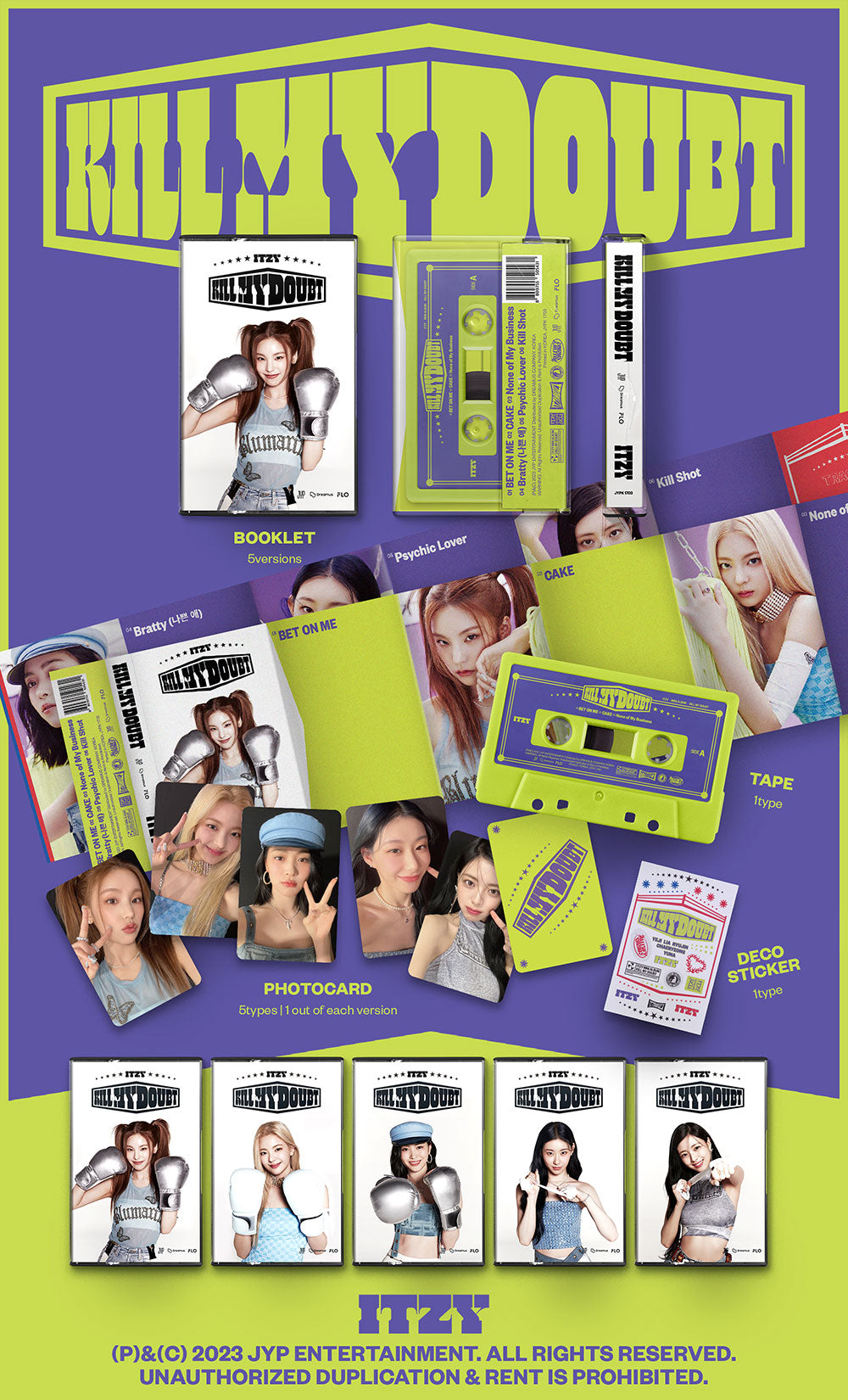 ITZY - Kill My Doubt (Cassette)