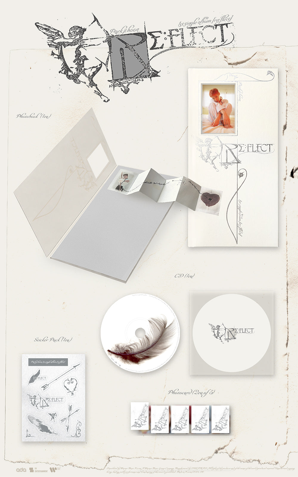 PARK JIHOON - 1st Single Album ‘RE:FLECT’
