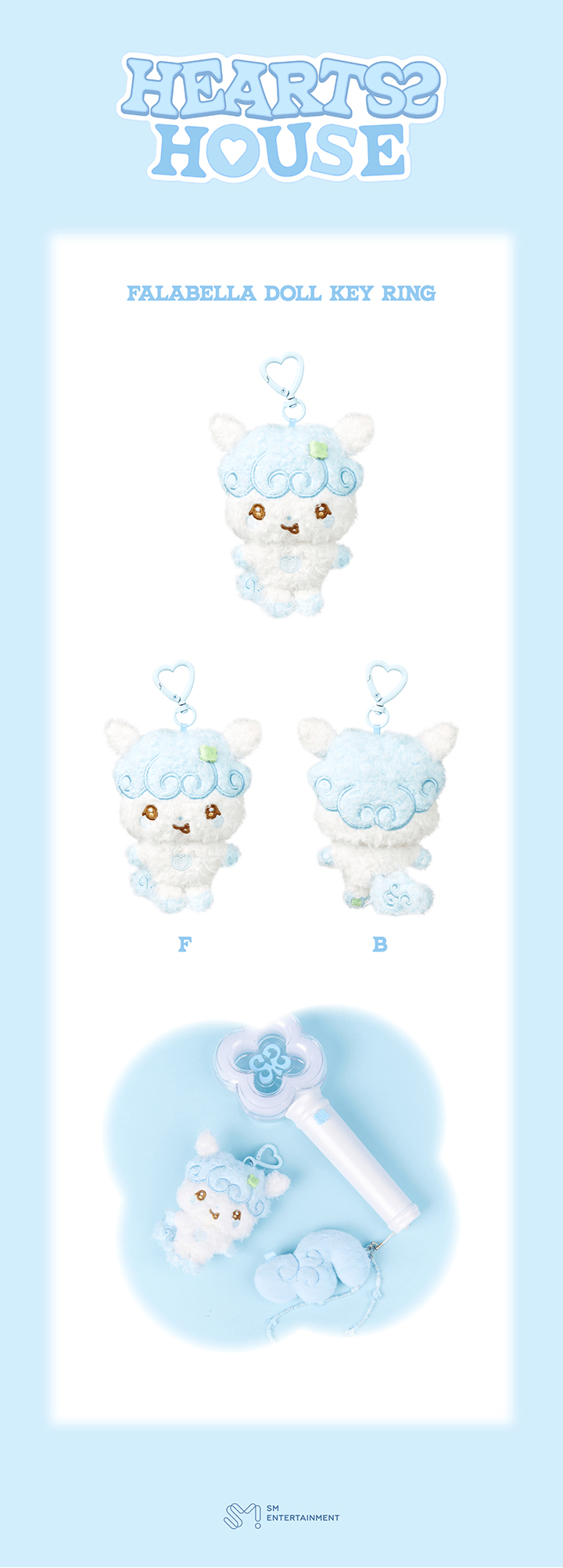HEARTS2HEARTS - ’Falabella’ Doll Keyring