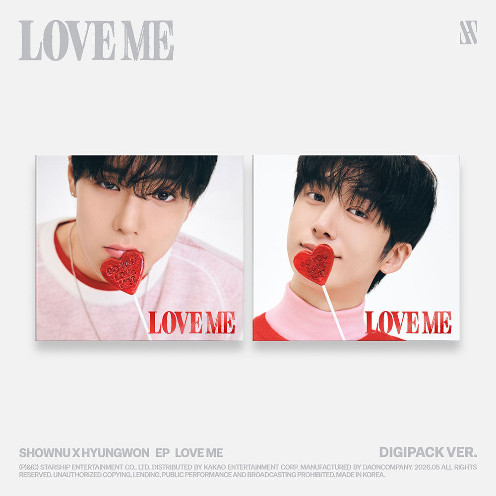 SHOWNU x HYUNGWON (MONSTA X) - EP 'LOVE ME' (Digipack Ver)