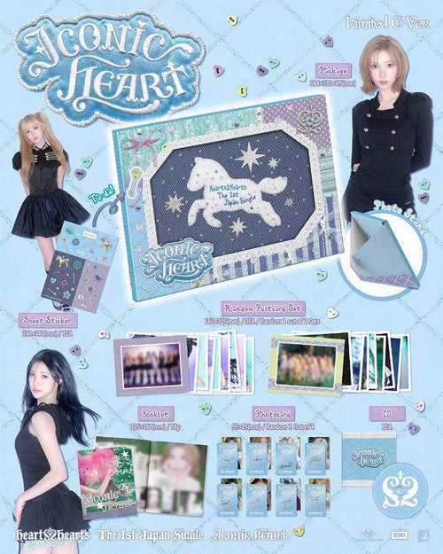 [PRE-ORDER] HEARTS2HEARTS - 1st Japan Single Album ‘ICONIC HEART’ (Limited C)