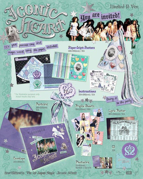 [PRE-ORDER] HEARTS2HEARTS - 1st Japan Single Album ‘ICONIC HEART’ (Limited B)