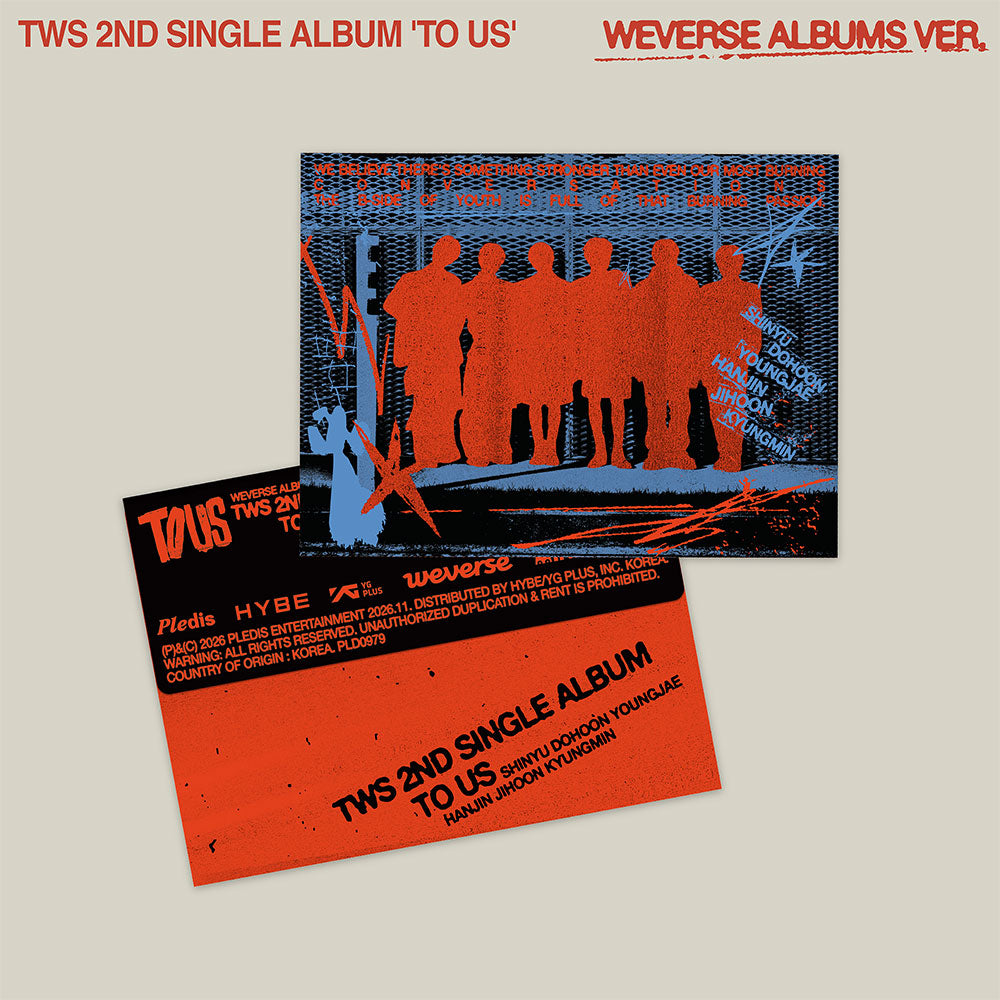 [PRE-ORDER] TWS - 2nd Single Album ‘TO US’ (Weverse Ver.)