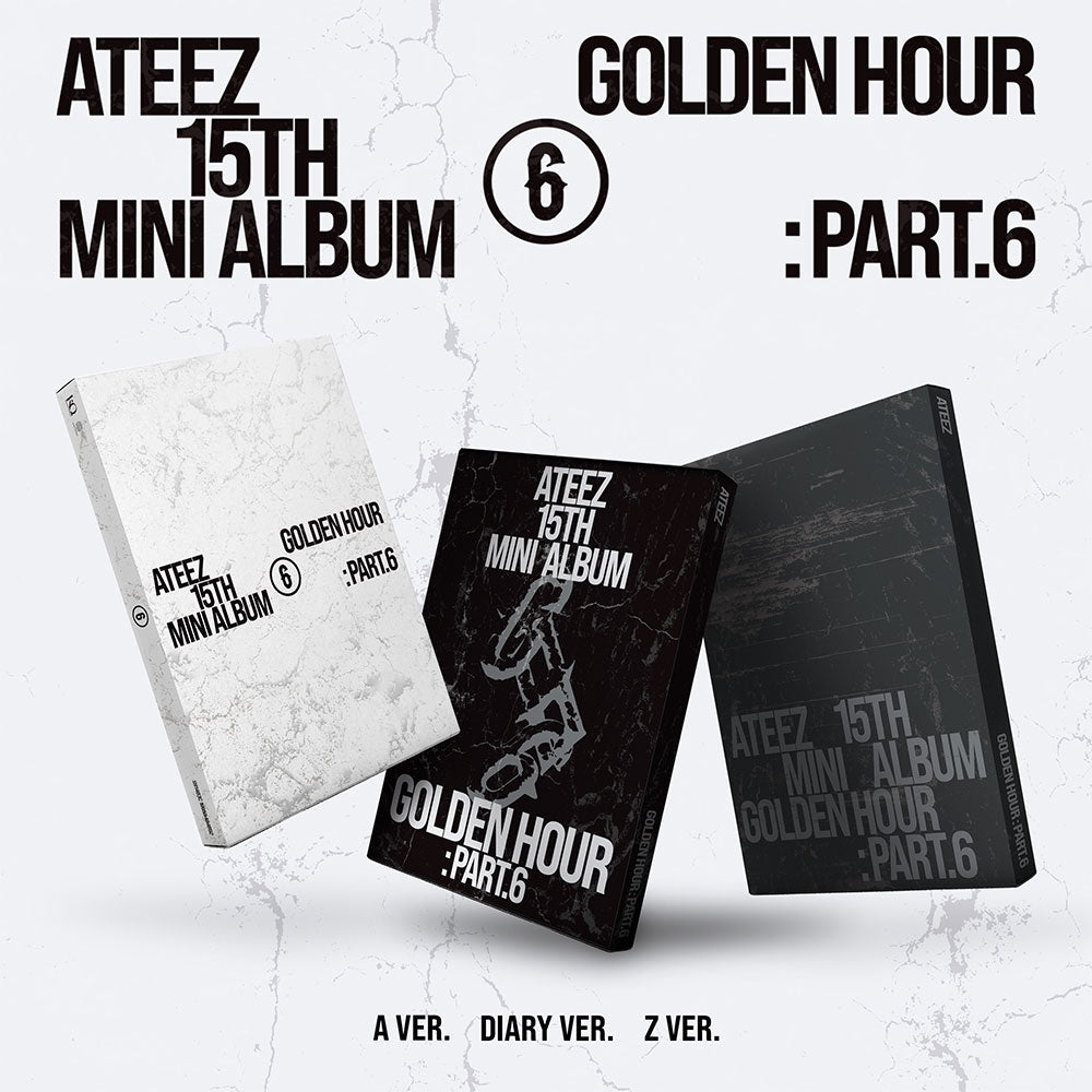 [STORE BENEFIT PRE-ORDER] ATEEZ- 15th Mini Album ‘Golden Hour: Part 6’ (Standard Ver)