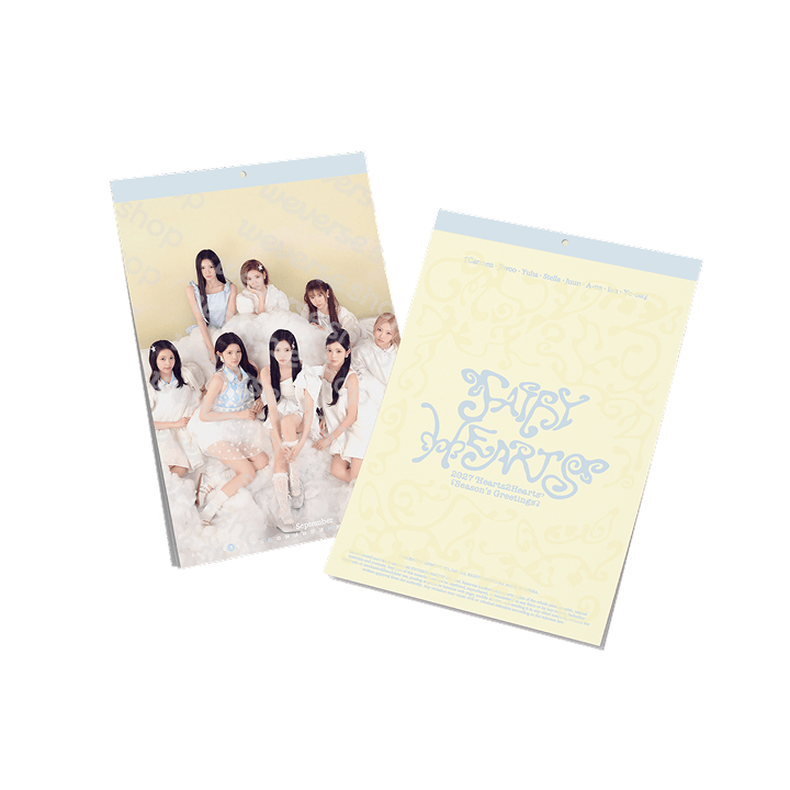 [PRE-ORDER] HEARTS2HEARTS - 2027 Wall Calendar
