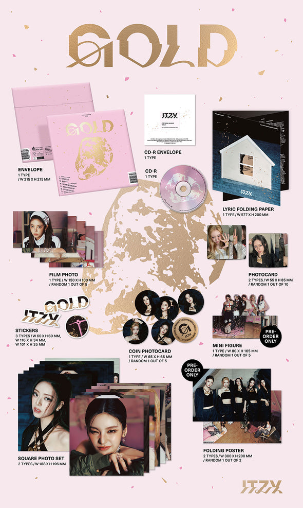 ITZY - GOLD Version Limited