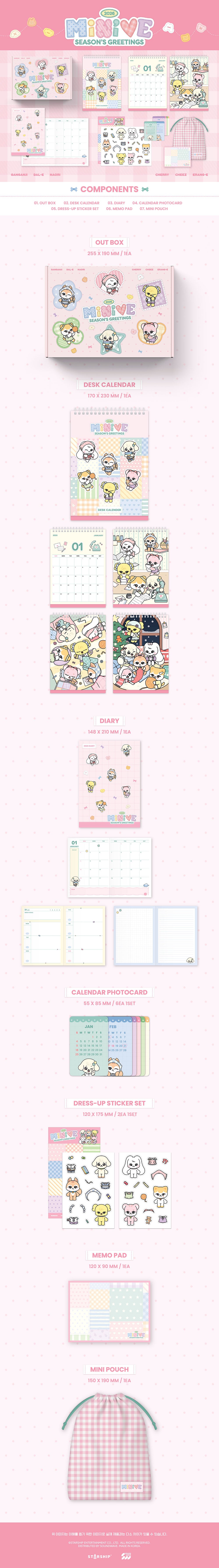 [PRE-ORDER] IVE- MINIVE 2026 Season's Greetings