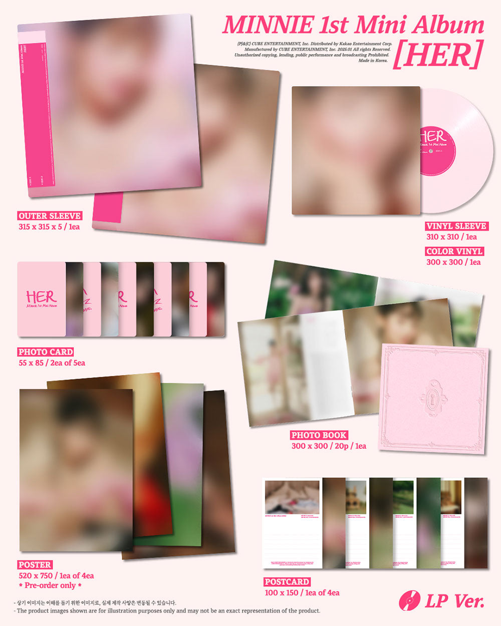 MINNIE (G)I-DLE - 1st Mini Album (LP)