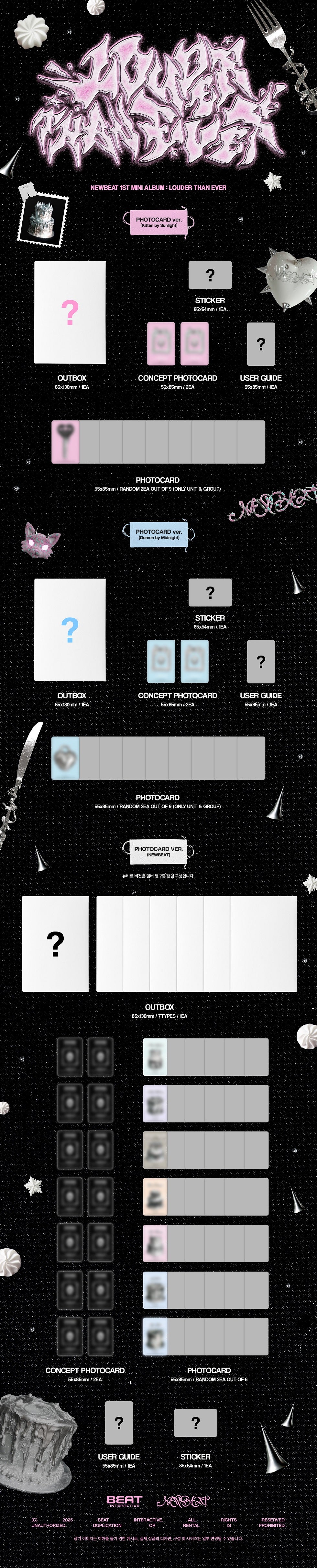 [PRE-ORDER] NEWBEAT - 1st Mini Album 'Louder Than Ever' (POCAALBUM)