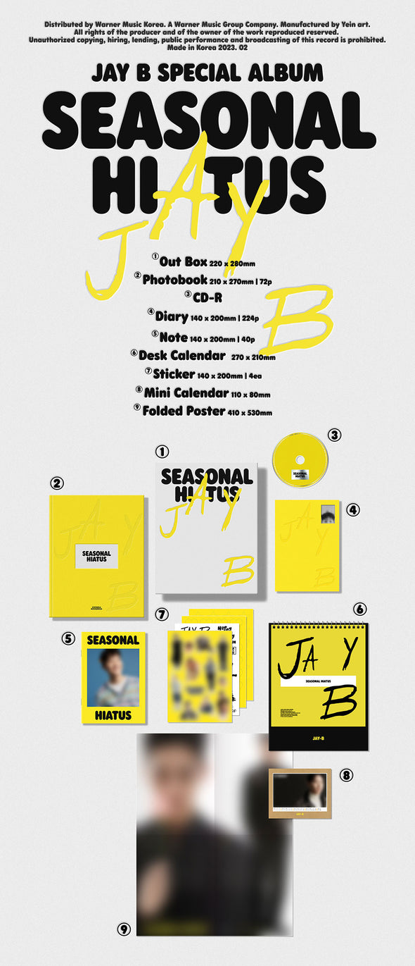 JAY B (Got7) - Special Album [Seasonal Hiatus]