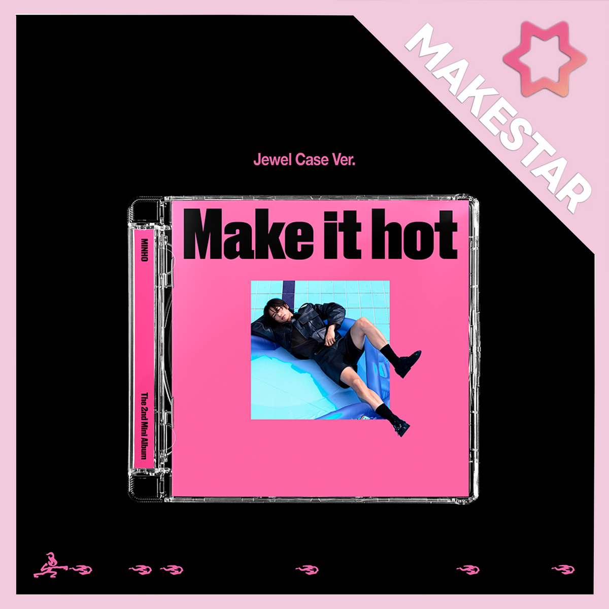[MAKESTAR PRE-ORDER PARTY] MINHO (SHINEE) - 2nd Mini Album 'MAKE IT HOT' (Jewel Case Ver.)