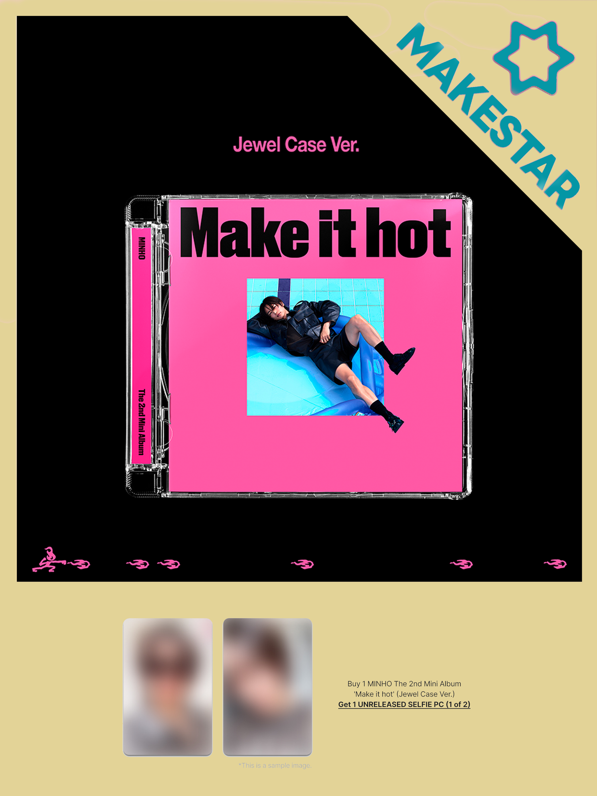 [MAKESTAR PRE-ORDER PARTY] MINHO (SHINEE) - 2nd Mini Album 'MAKE IT HOT' (Jewel Case Ver.)