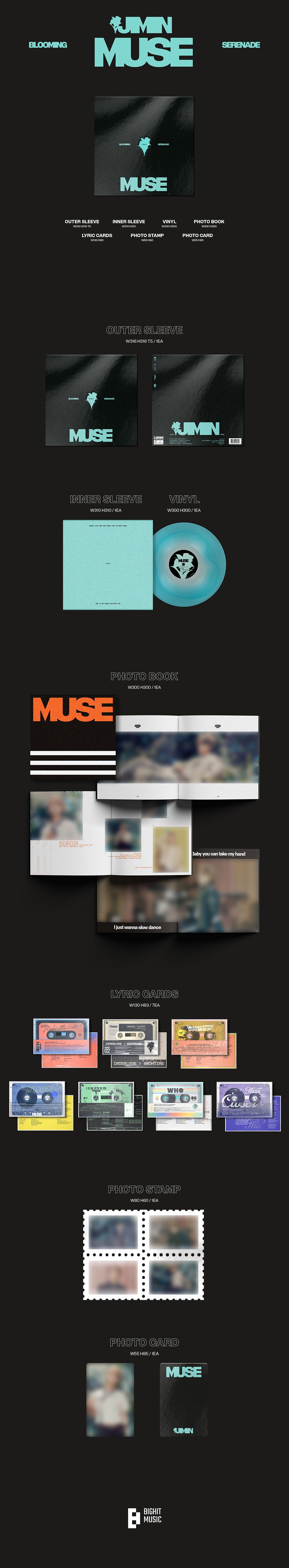 [PRE-ORDER] JIMIN (BTS) - MUSE Album (VINYL)