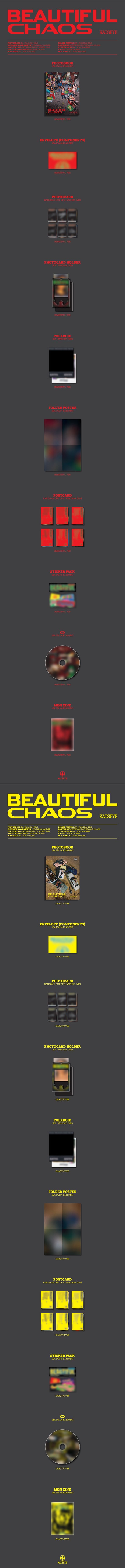 [PRE-ORDER] KATSEYE - BEAUTIFUL CHAOS Album